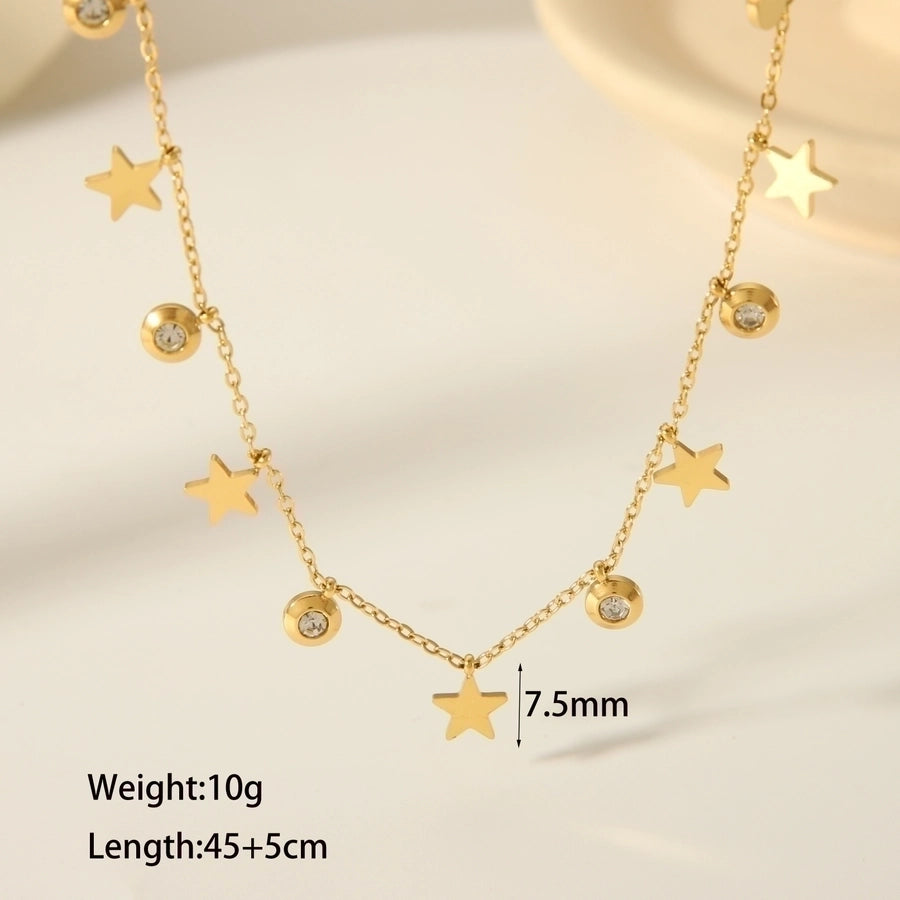 18K Gold Plated Vintage Style Necklace