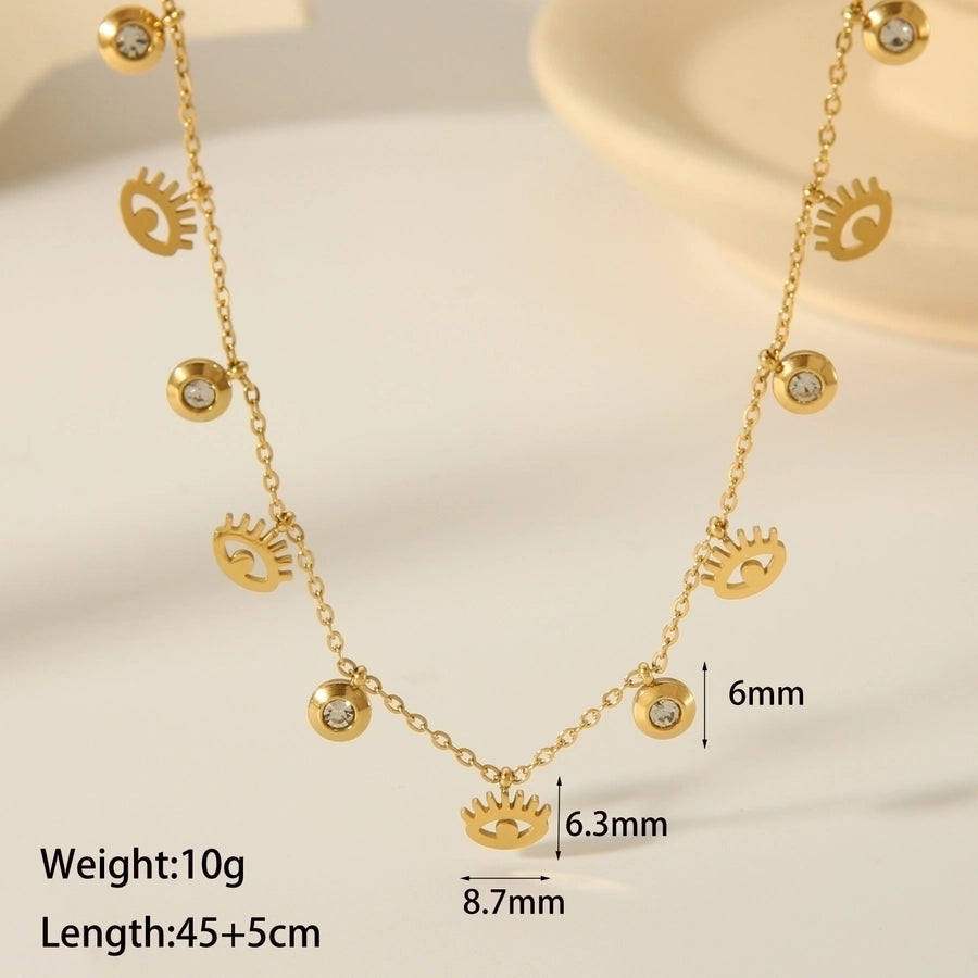 18K Gold Plated Vintage Style Necklace