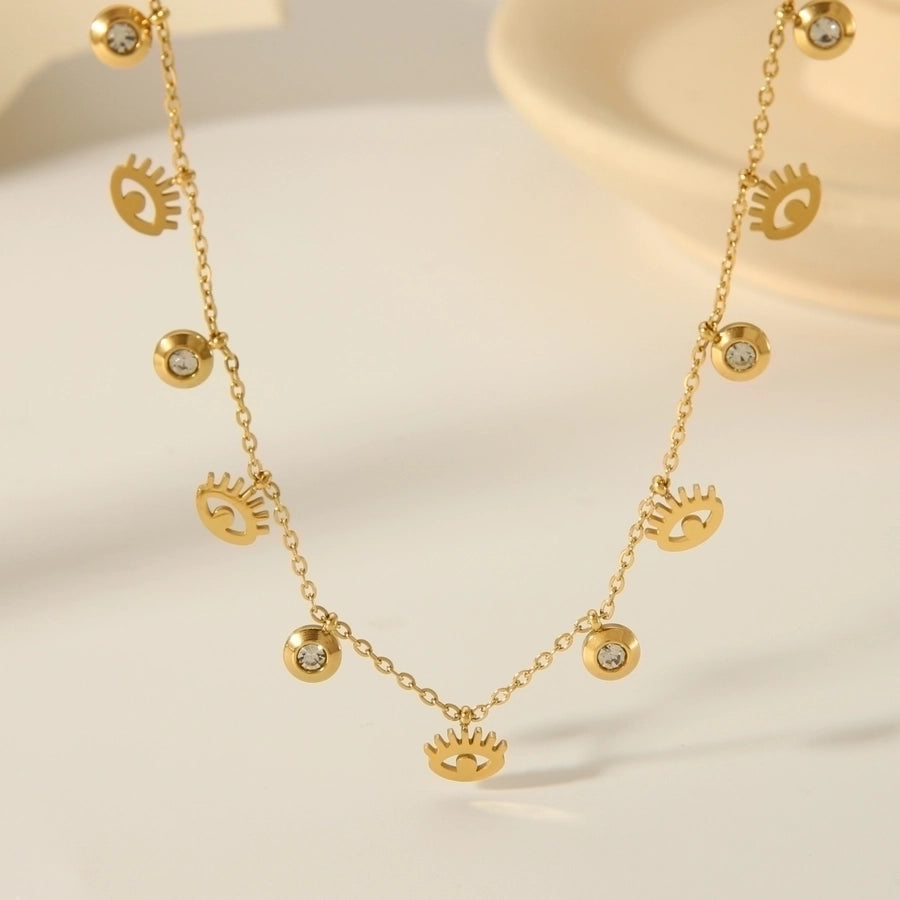 18K Gold Plated Vintage Style Necklace