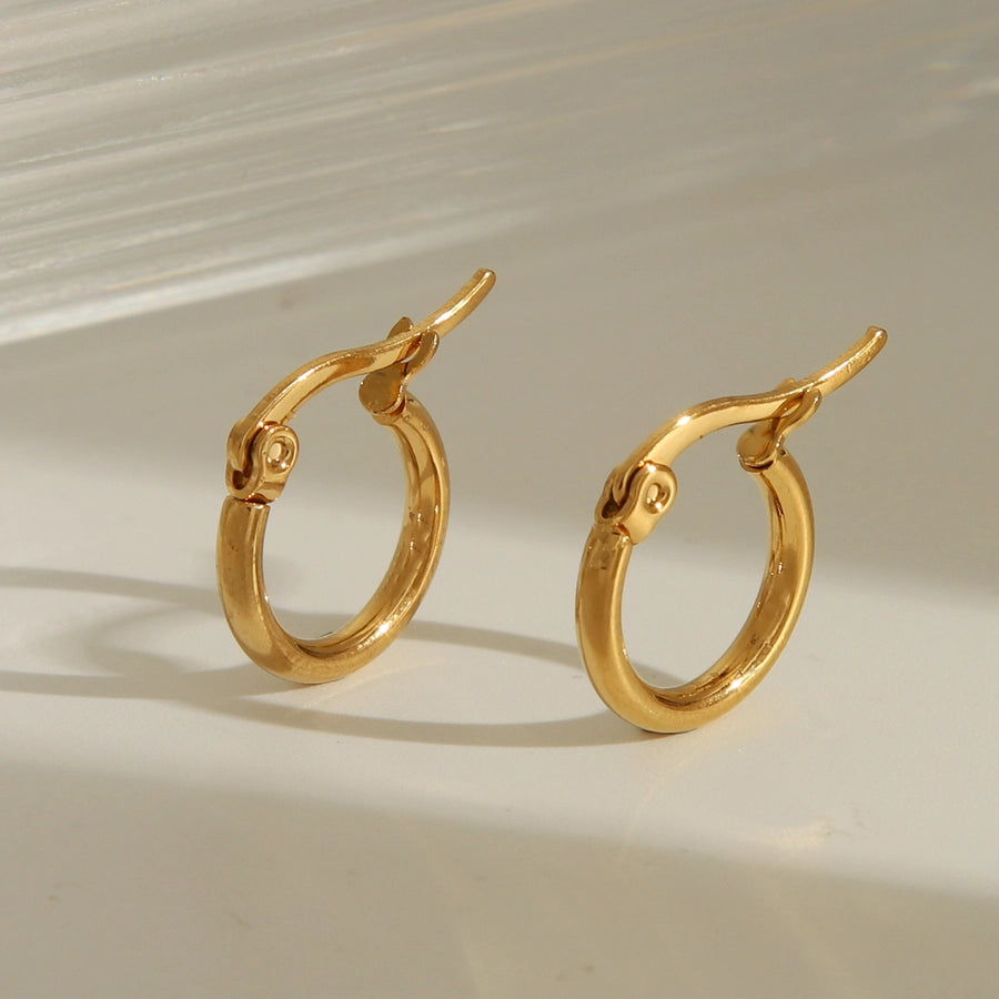 18K Gold Plated Stainless Steel Earrings